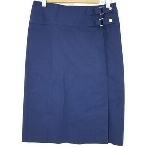 Ralph Lauren Navy Pencil Skirt Size 2